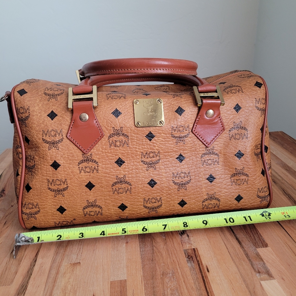 Vintage MCM Visetos Boston Bag - Picture 4 of 13